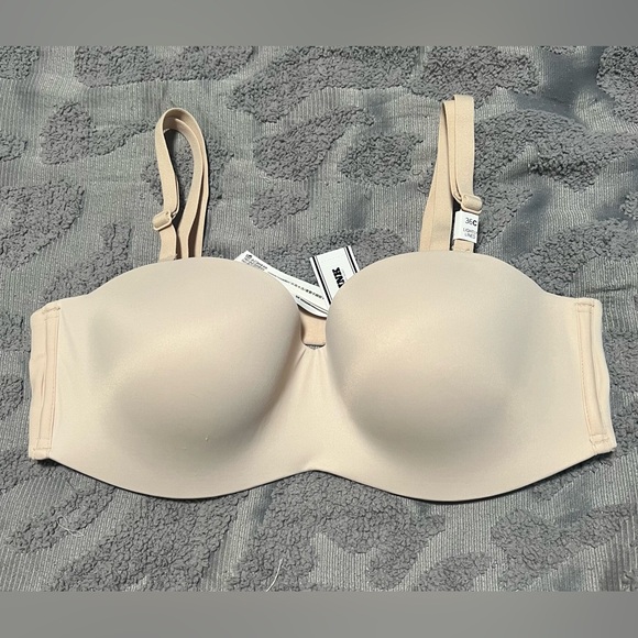 PINK Victoria's Secret Other - PINK Victoria's Secret Strapless Lightly Lined T-Shirt Bra Size 36C